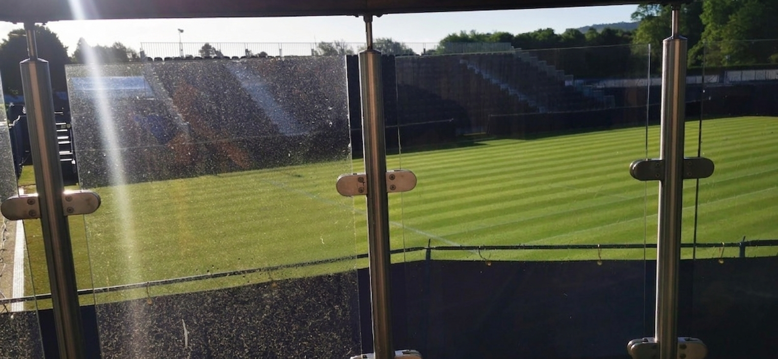 ILTSC glass balustrade before and after