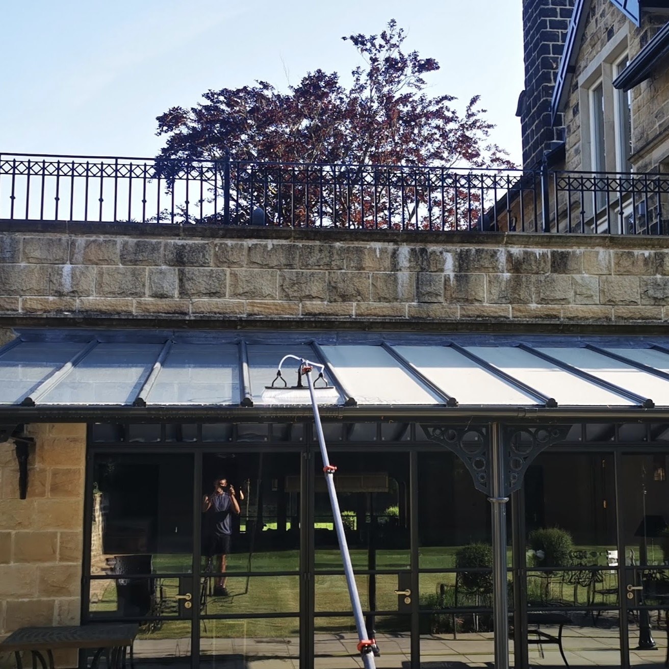 Hotel conservatory roof cleaning