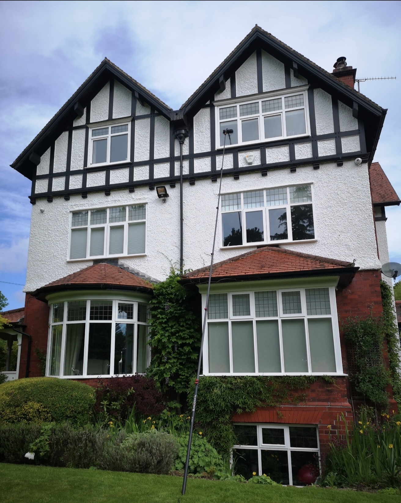 Window cleaning large residential property Ilkley