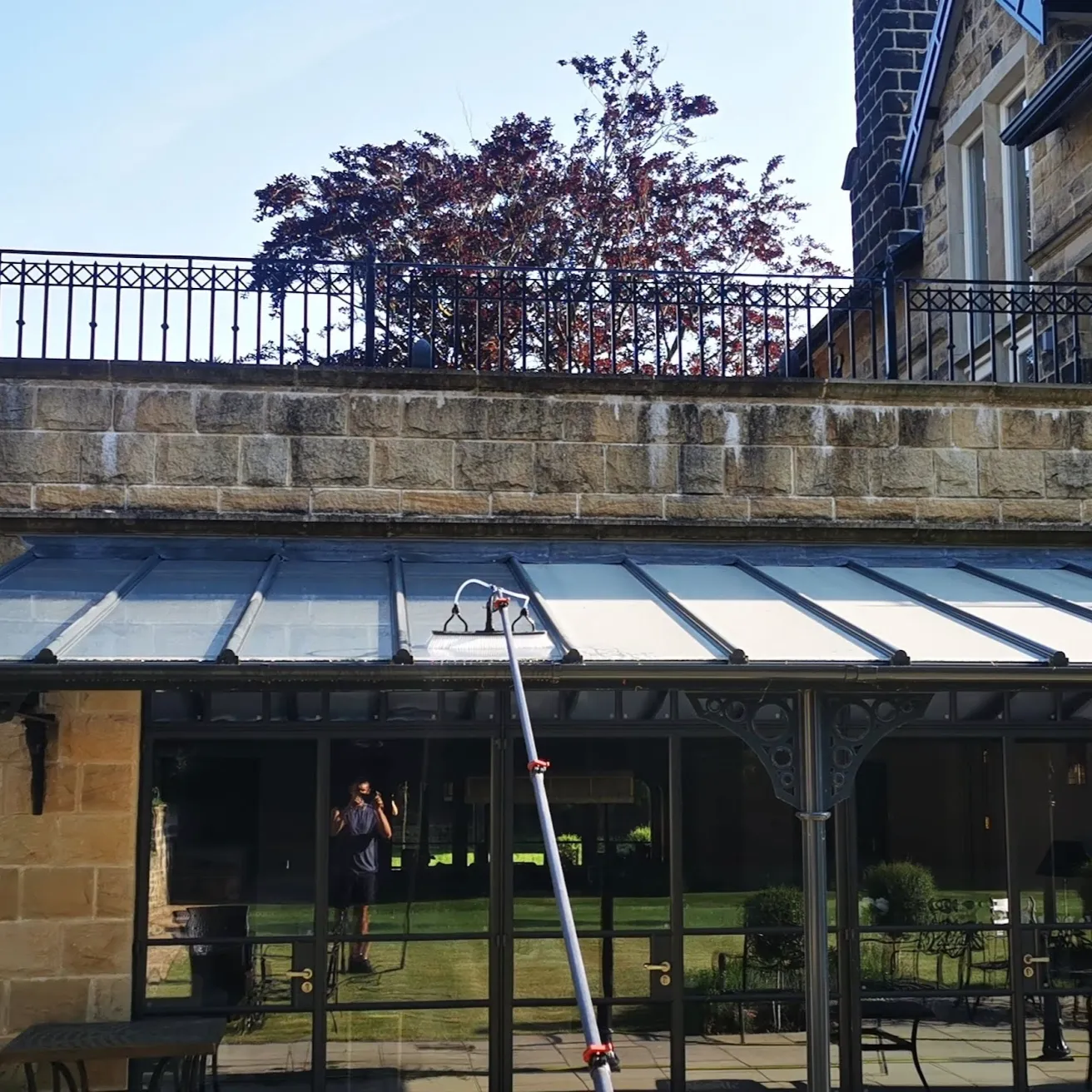 Window cleaning large residential property Ilkley